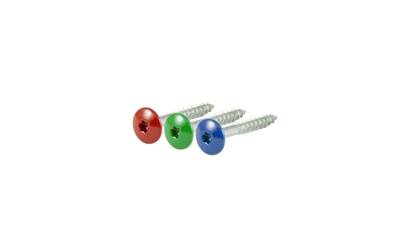 Schrauben für Trespa® Edelstahl A2 4,8x38 RAL 5001 Grünblau - 100 stück