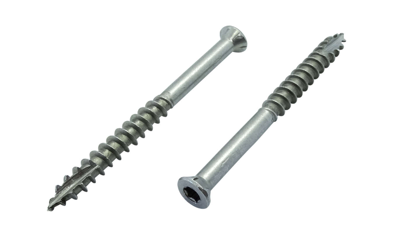 Reisser Terrassenschrauben TS-A2 torx edelstahl 5,5x60 Ruspert Silver - 180 stück