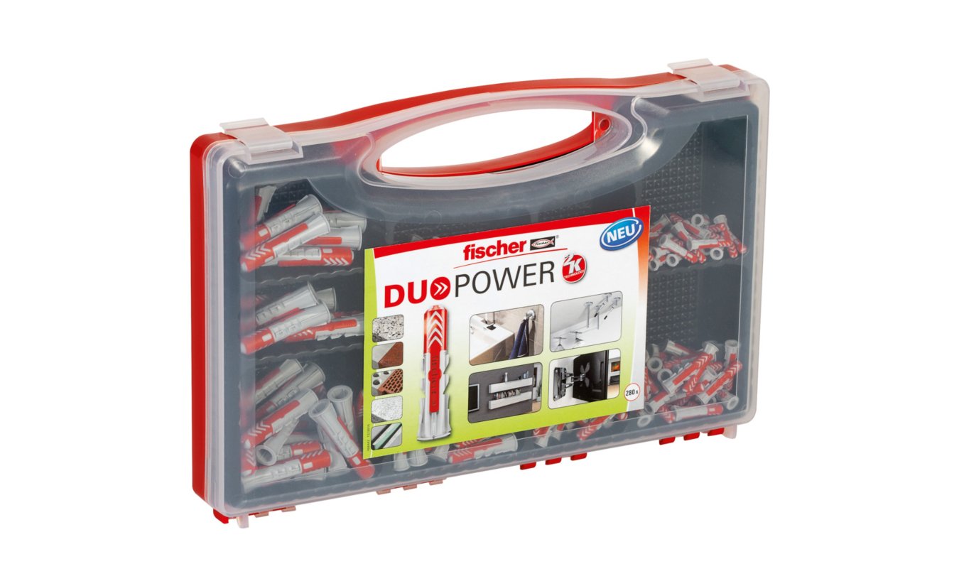 Fischer Red-Box DuoPower Dübel 280 teilig